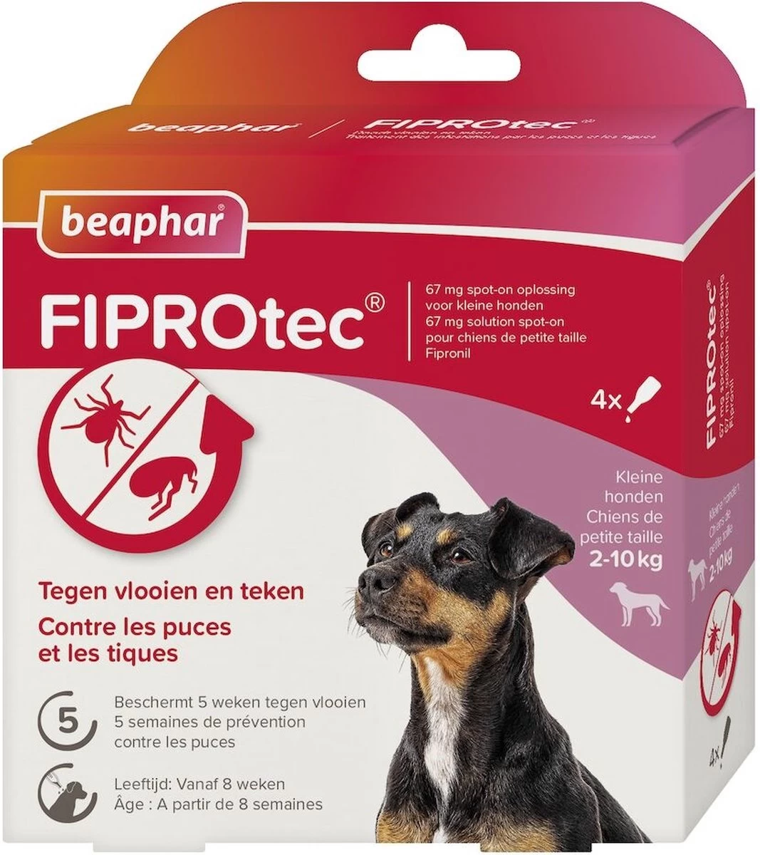 Beaphar Fiprotec Anti Vlooien En Teken Druppels Hond 20 - 40 Kg 3 + 1 Stuks - Afbeelding 6