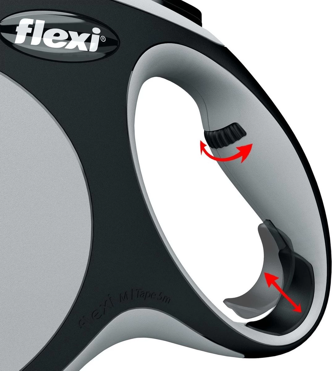 Flexi New Comfort - Hondenriem - Koord - Grijs - M - 8M - Afbeelding 4