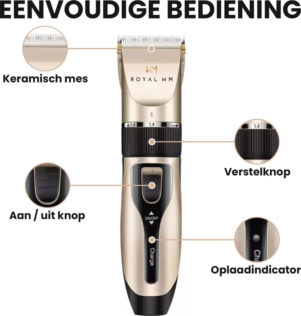Hondentondeuse - Honden & Katten - Trimmer - Geluidsloos - Afbeelding 4