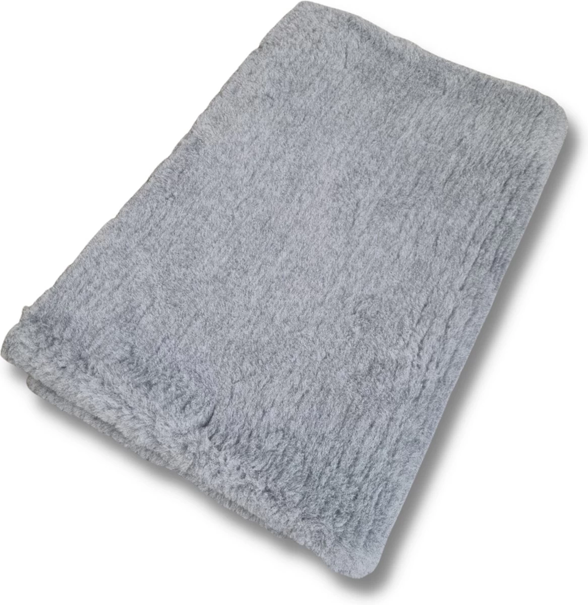 Vetbed Grijs Effen - Antislip Hondenmat - Hondenbed - Hondenmatras - Benchmat - 100 X 75 CM - Machine Wasbaar