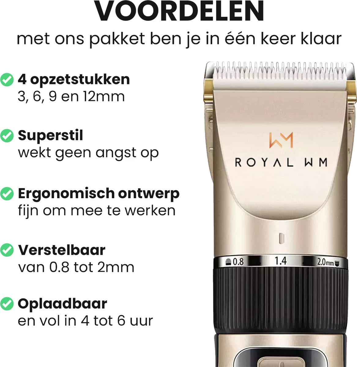 Hondentondeuse - Honden & Katten - Trimmer - Geluidsloos - Afbeelding 6