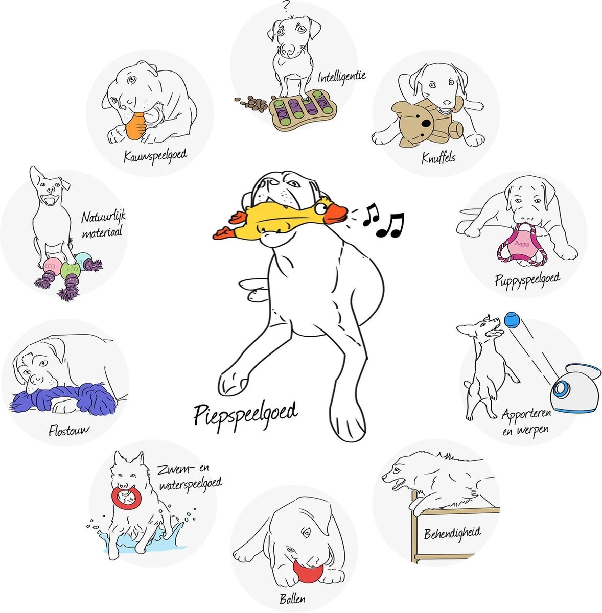 Beeztees Latex Kip - Mini - Afbeelding 2