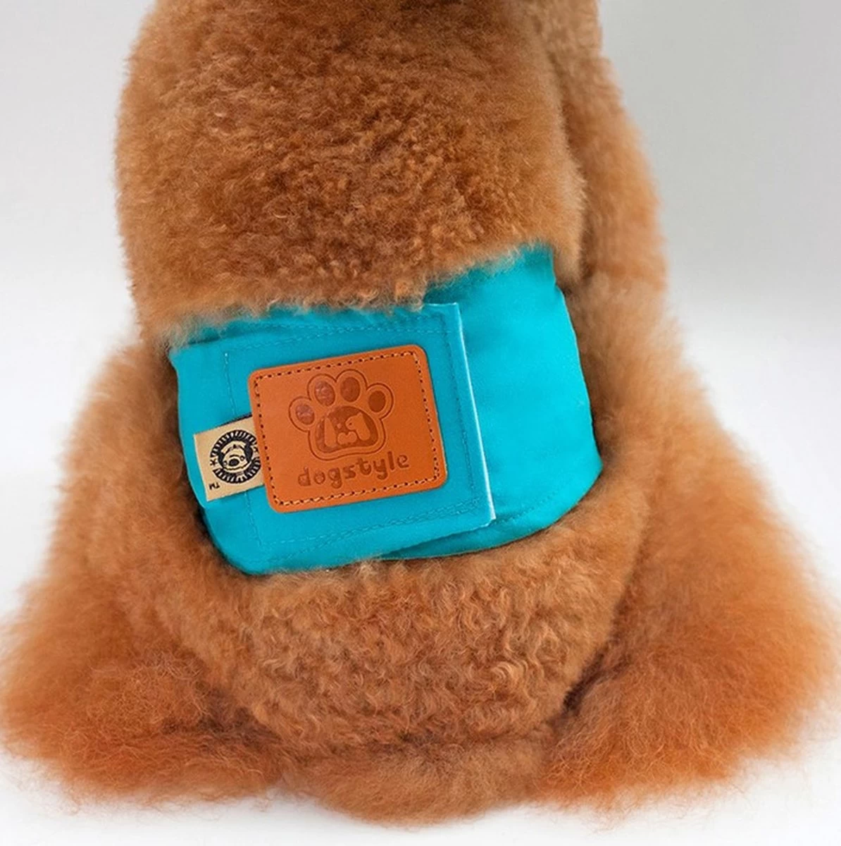 Merkloos Hondenluier Voor Kleine Hond - Luier Voor Reu - Buikband Maat S 27 Cm X 25 Cm - Afbeelding 4