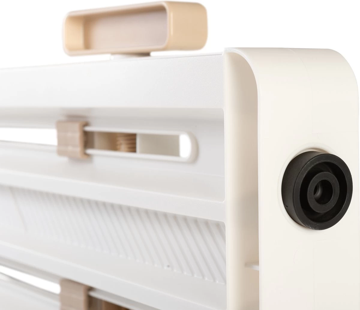 Iris Ohyama Huisdier Bariere PBR-600 - Kunststof - Wit/Beige - Uitschuifbaar - Afbeelding 4