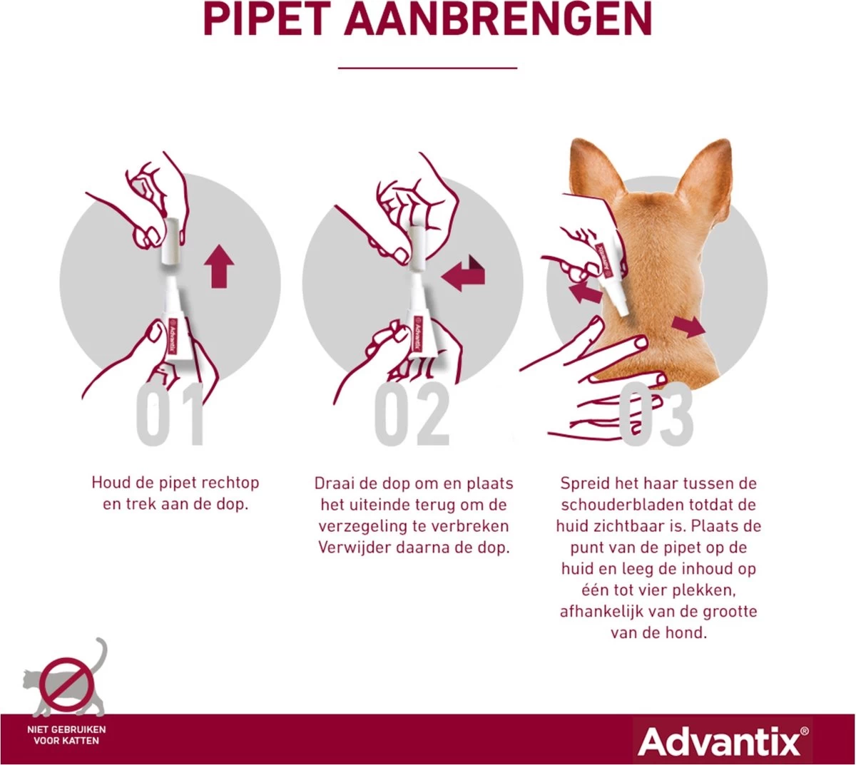 Bayer Advantix Vlooien & Teken Pipetten - Hond Tot 4Kg - 6 Stuks - Afbeelding 9