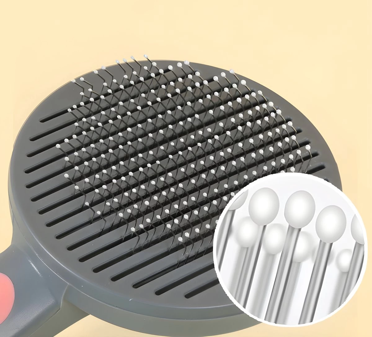 Pakeway T9 - Kattenborstel - Zelfreinigende Kattenkam - Groen - Massageborstel - 19,3 Cm - Afbeelding 6