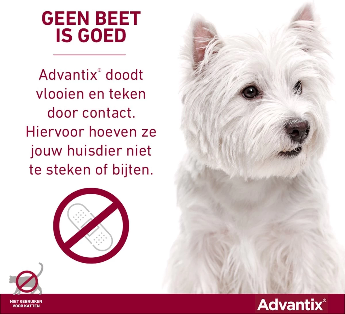 Bayer Advantix Vlooien & Teken Pipetten - Hond Tot 4Kg - 6 Stuks - Afbeelding 18