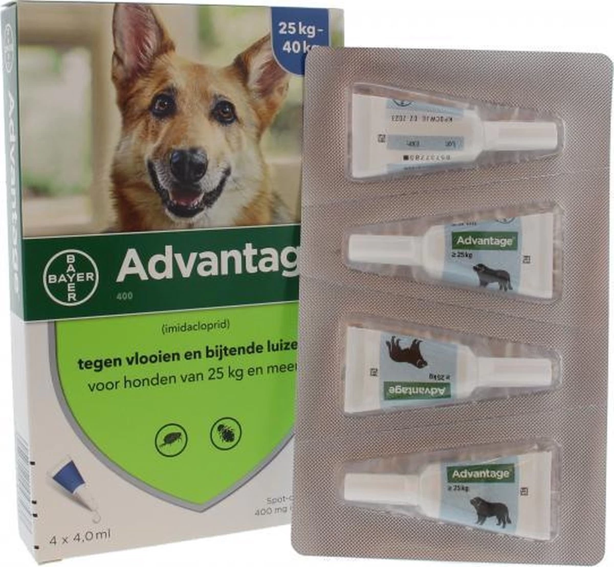 Bayer Advantage 100 Hond 4-10 Kg - 4 Pipetten à 1,0 Ml - Afbeelding 15