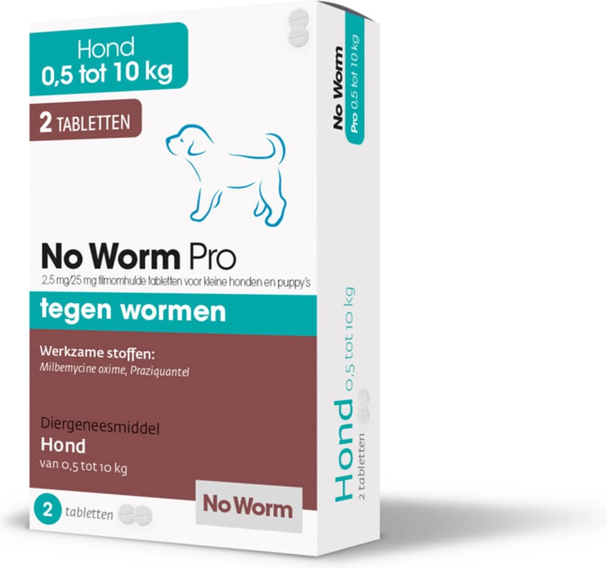 Emax Exil No Worm Pro - Puppy - 2 Tabletten