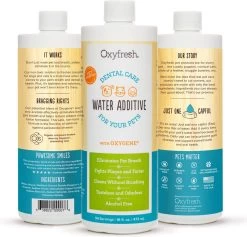 OxyFresh Pet Mondwater Hond En Kat. Helpt Tegen Tandsteen, Plak En Vieze Ademgeurtjes
