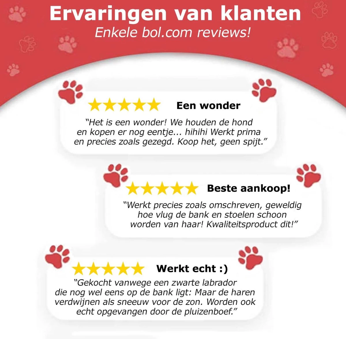 PluizenBOEF® Huisdierhaar Verwijderaar - Haarverwijderaar Voor Huisdieren - Hondenhaar - Kattenhaar - Pluizenborstel - Afbeelding 5