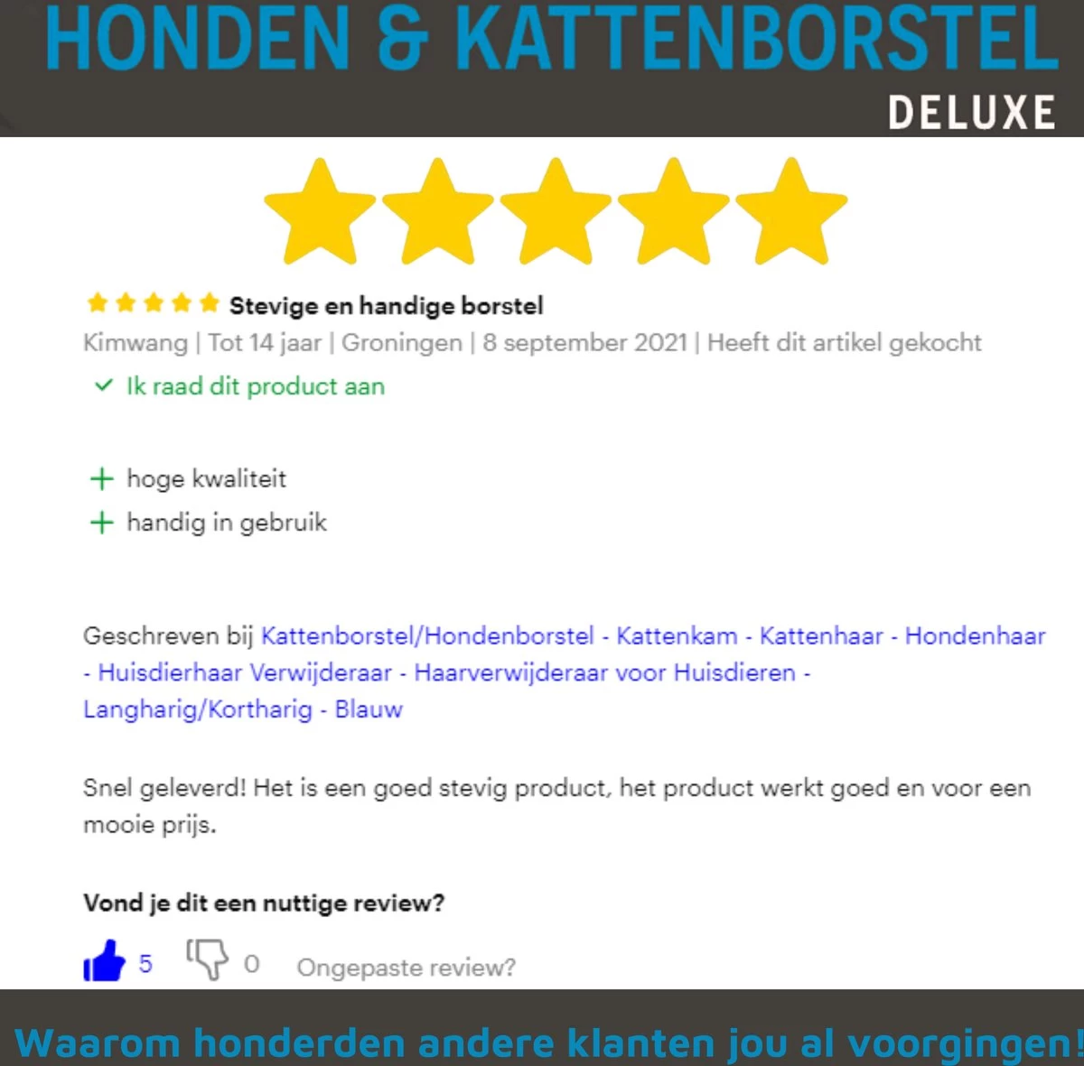Professionele Kattenborstel/Hondenborstel + BONUS - Bovenvacht | Ondervacht - Langharige | Kortharige - Haarverwijderaar Voor Huisdieren - Kattenkam - Hondenkam - Afbeelding 10