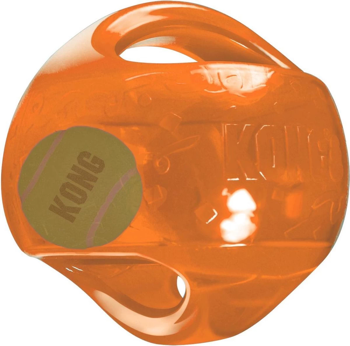 Kong Jumbler Ball - Assorti Hondenspeelgoed - L/XL - Ø18 Cm - Afbeelding 3