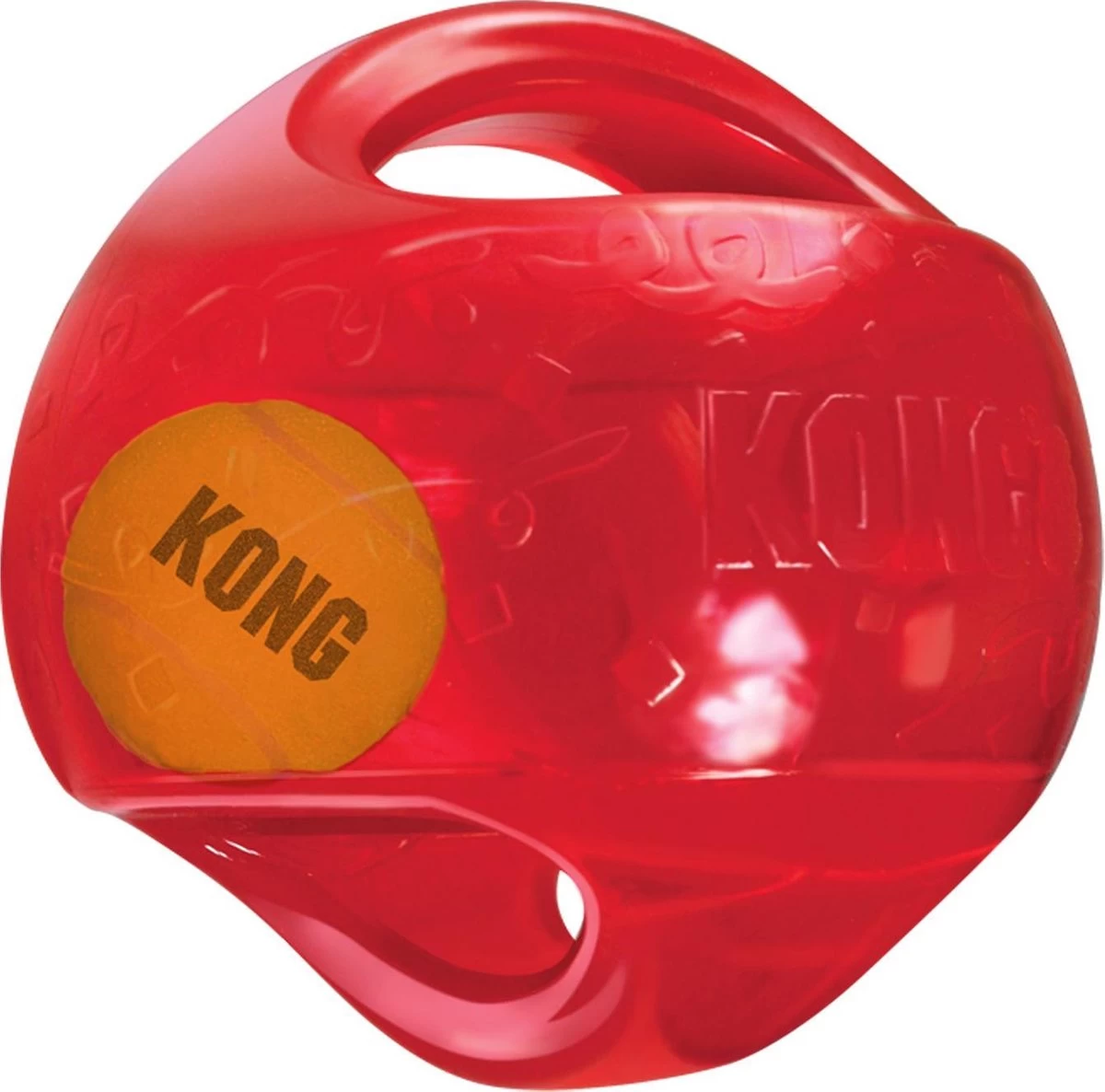 Kong Jumbler Ball - Assorti Hondenspeelgoed - L/XL - Ø18 Cm - Afbeelding 5