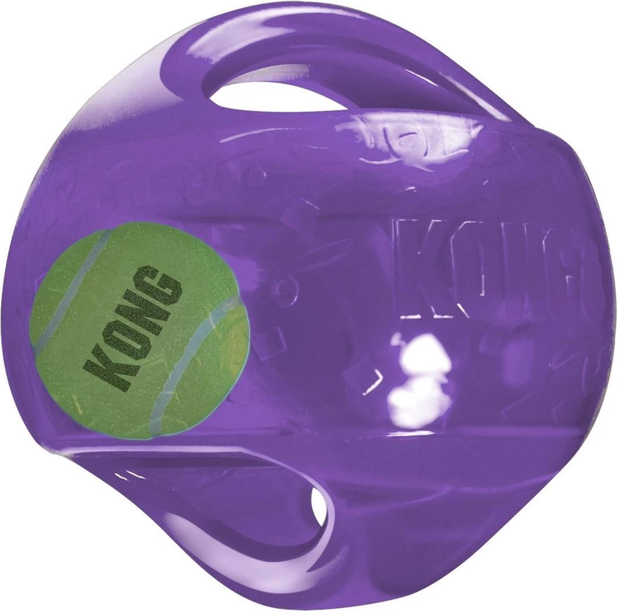 Kong Jumbler Ball - Assorti Hondenspeelgoed - L/XL - Ø18 Cm - Afbeelding 4