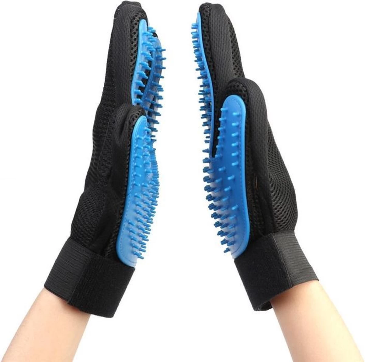 Merkloos Vachtverzorgingshandschoenen Kat En Hond - Huisdieren Handschoen - 2 Stuks - Afbeelding 5