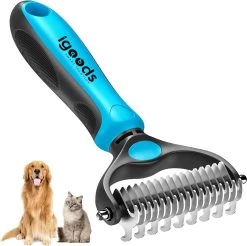 Igoods Professionele 2-Zijdige Ondervacht Kam Voor Hond En Kat - Hondenborstel – Kattenborstel