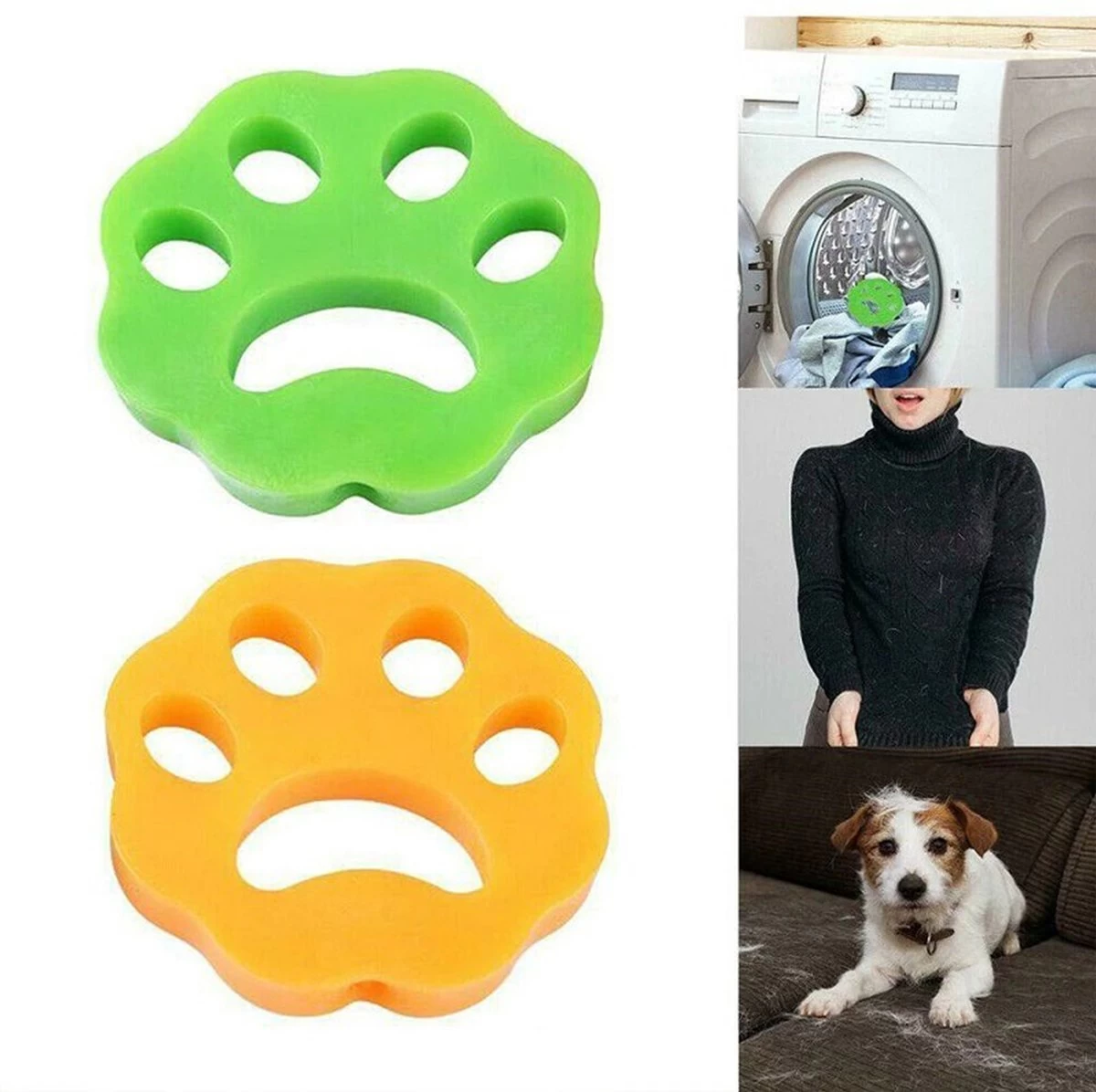 Merkloos Wasmachine Onthaarder - Dierenhaar Verwijderen - Hondenhaar Ontpluizen - Ontpluizer - Pluizen Verwijderaar - Wasmachineaccessoires - Afbeelding 2