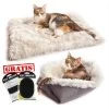 Reayou Kattenmand - Kattenkussen - Kattenbed Hondenkussen - Hondenmand - Grijs- 51 X 61 Cm