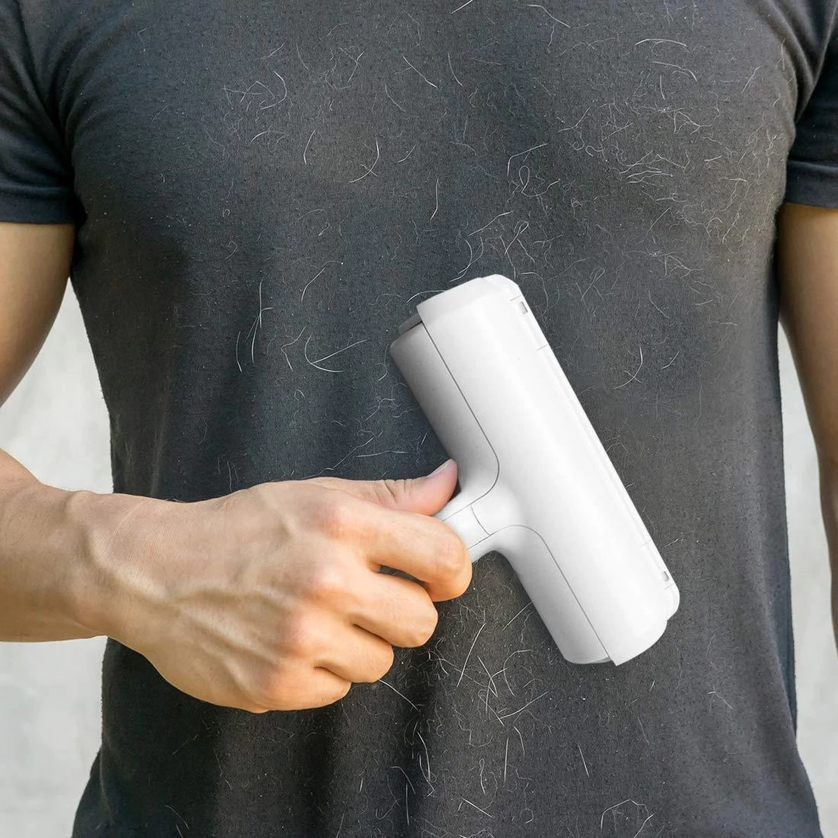 Merkloos Huisdierhaar Verwijderaar | Hondenhaar | Pluizenborstel| Ontharingsborstel | Blauw Of Rood | Kledingroller - Afbeelding 2