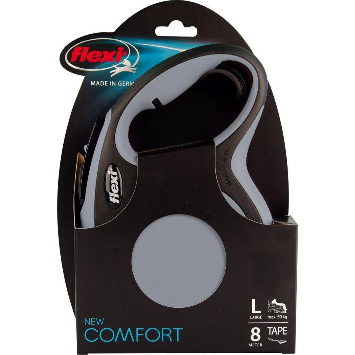 Flexi New Comfort Hondenriem - Grijs - L - 8 M - Afbeelding 2