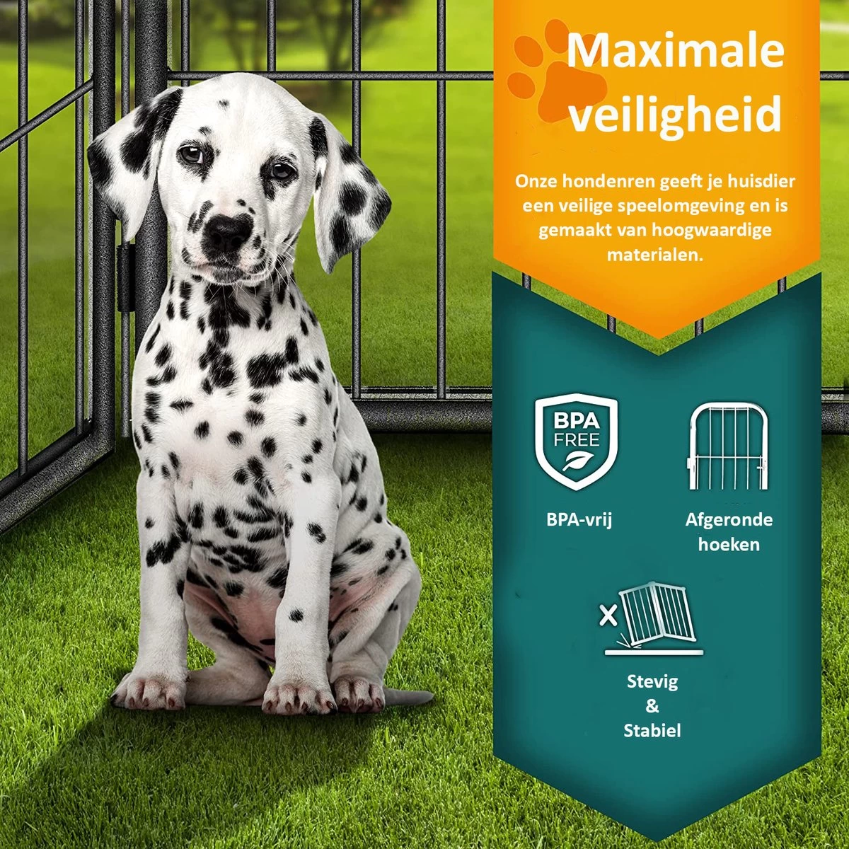 Sens Design Hondenren - Puppyren - Hondenbench - Afbeelding 5