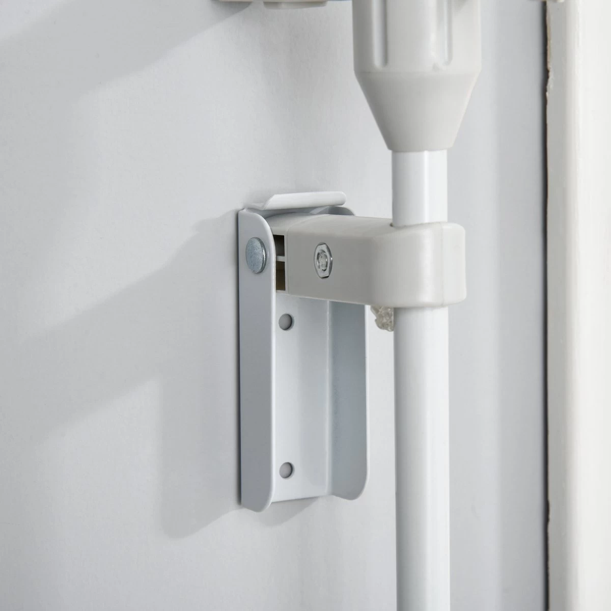 PawHut Afschermhek Voor Honden Veiligheidshek Hondenhek 3 Elementen Kunststof Wit D06-100V01 - Afbeelding 7