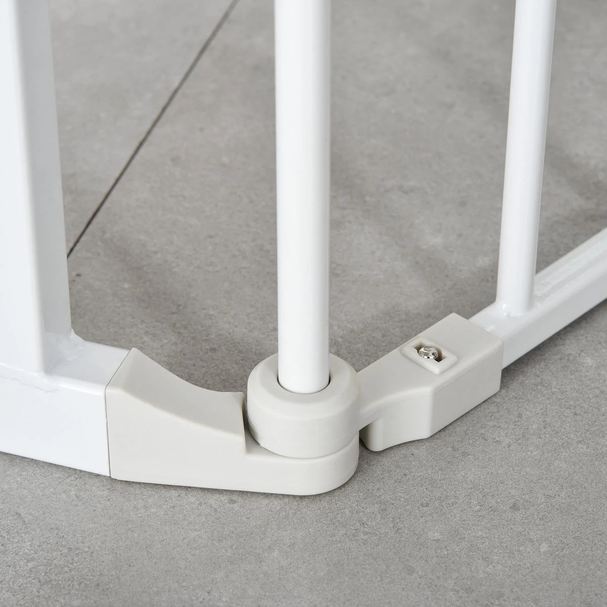 PawHut Afschermhek Voor Honden Veiligheidshek Hondenhek 3 Elementen Kunststof Wit D06-100V01 - Afbeelding 11