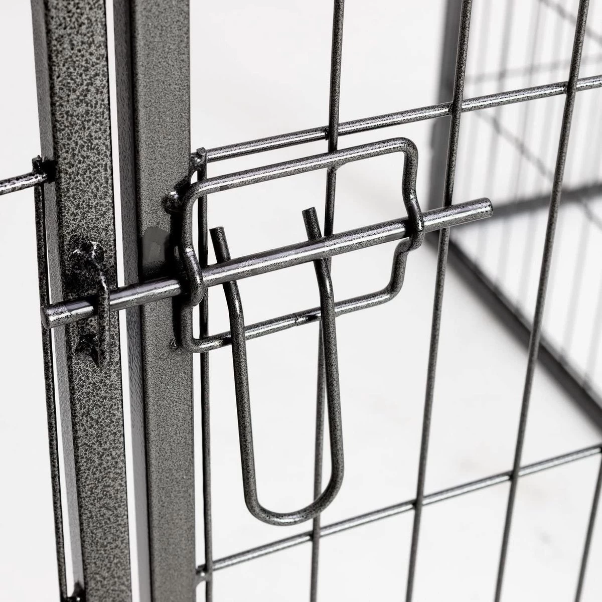 Merkloos Premium Puppyren - 80 Cm Hoog - 640 Cm Omtrek - Hondenren - Hondenhok - Grijs Hamerslag - Afbeelding 7