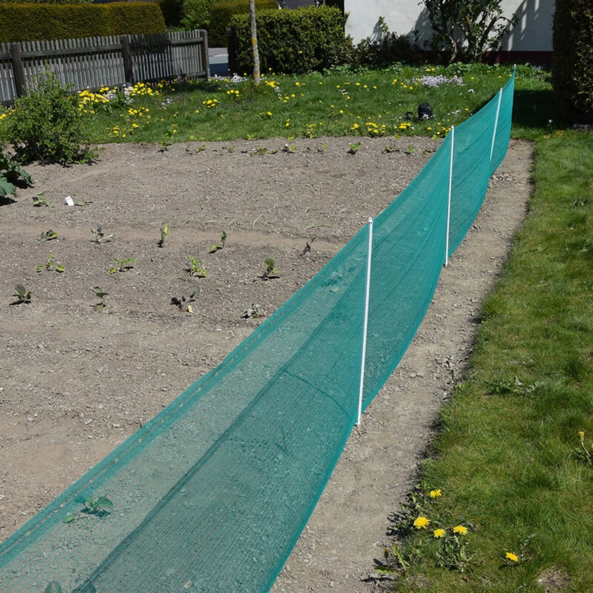 Verplaatsbare Net Afrastering Groen 80cm Hoog - 20m - Afbeelding 6