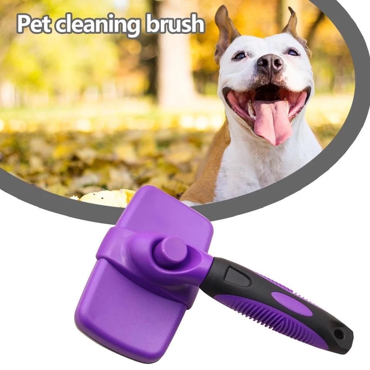 Buxibo Ondervacht Borstel Voor Hond En Kat - Kliksysteem Hondenborstel - Kattenkam - Hondenkam Voor Ondervacht - Klittenkam Voor Honden En Katten - Verwijderd Klitten - Afbeelding 6