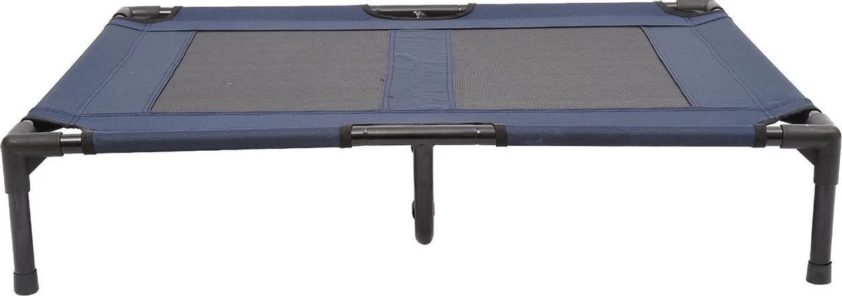 Paws & Claws - Hondenbed - Hondenstretcher - Honden Ligbed - Portable Draagbaar - 92 X 76 X 18 Cm - Blauw - Afbeelding 3