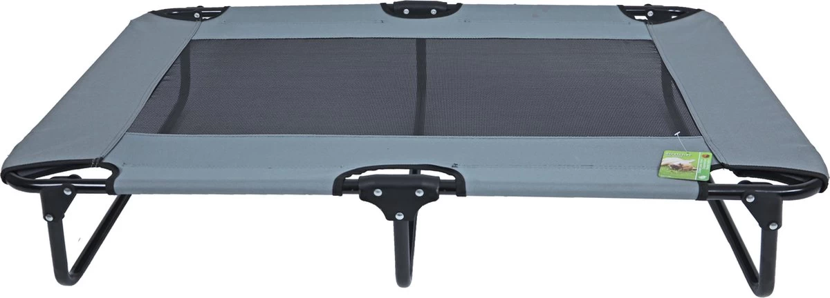 Hondenbed - Honden Stretcher - Opvouwbaar Hondenbed - Kleur: Grijs - Afmetingen: 106x60x21,5 Cm - Afbeelding 5