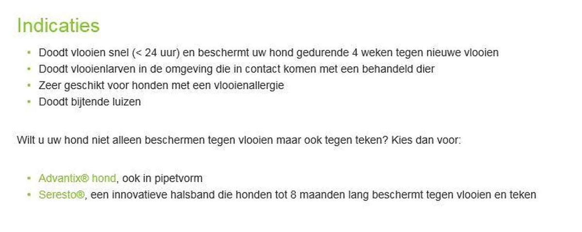 Bayer Advantage 100 Hond 4-10 Kg - 4 Pipetten à 1,0 Ml - Afbeelding 17