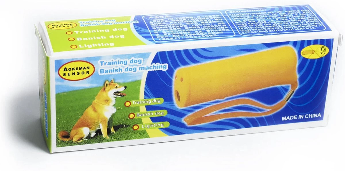 Merkloos Diervriendelijke Ultrasone Anti-Blaf Apparaat - Effectieve Hondentrainer - Anti Blaf Middel - Ultrasone Hondentrainer - Honden Clickertraining - Trainingshulp