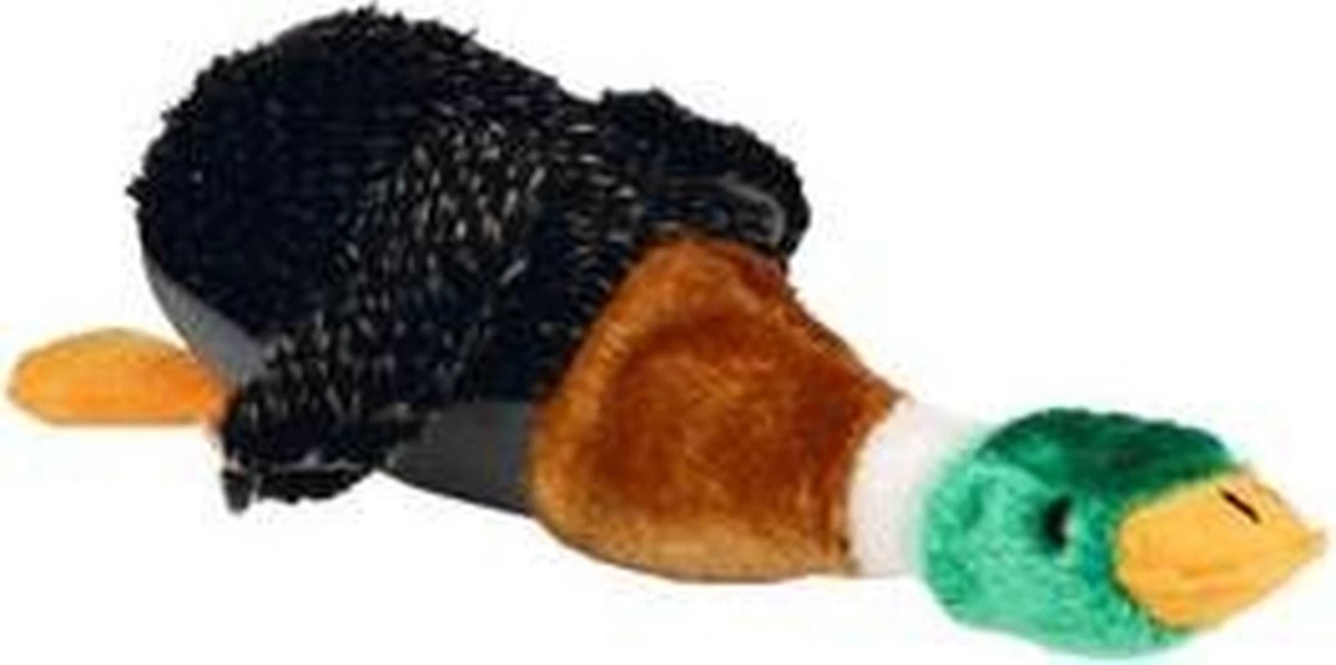 Beeztees Eend - Hondenspeelgoed - Pluche - 36x25,5x9 Cm - Afbeelding 3