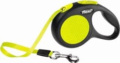 Flexi New Classic Tape - Hondenriem - Geel/Zwart - XS - 3 M