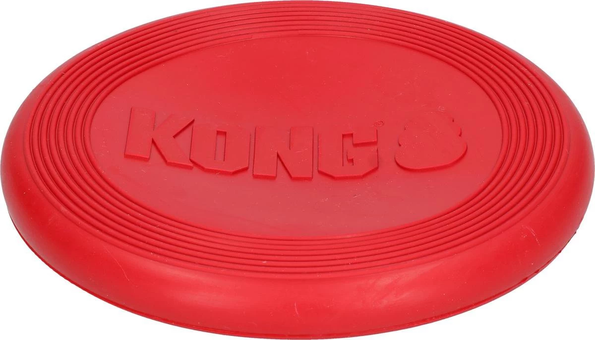 Kong Flyer Frisbee - Hondenspeelgoed - Rood - Ø25 Cm - Afbeelding 2