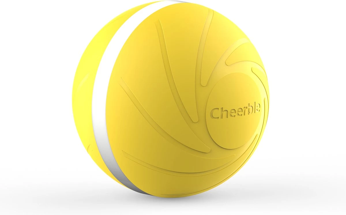 Cheerble Wicked Ball W1| Geel| Zelf Rollende Bal Voor Honden | 3 Automatische Speelmodi | Interactief En Intelligentie Hondenspeelgoed | Hondenspeeltje| USB Oplaadbaar - Afbeelding 3