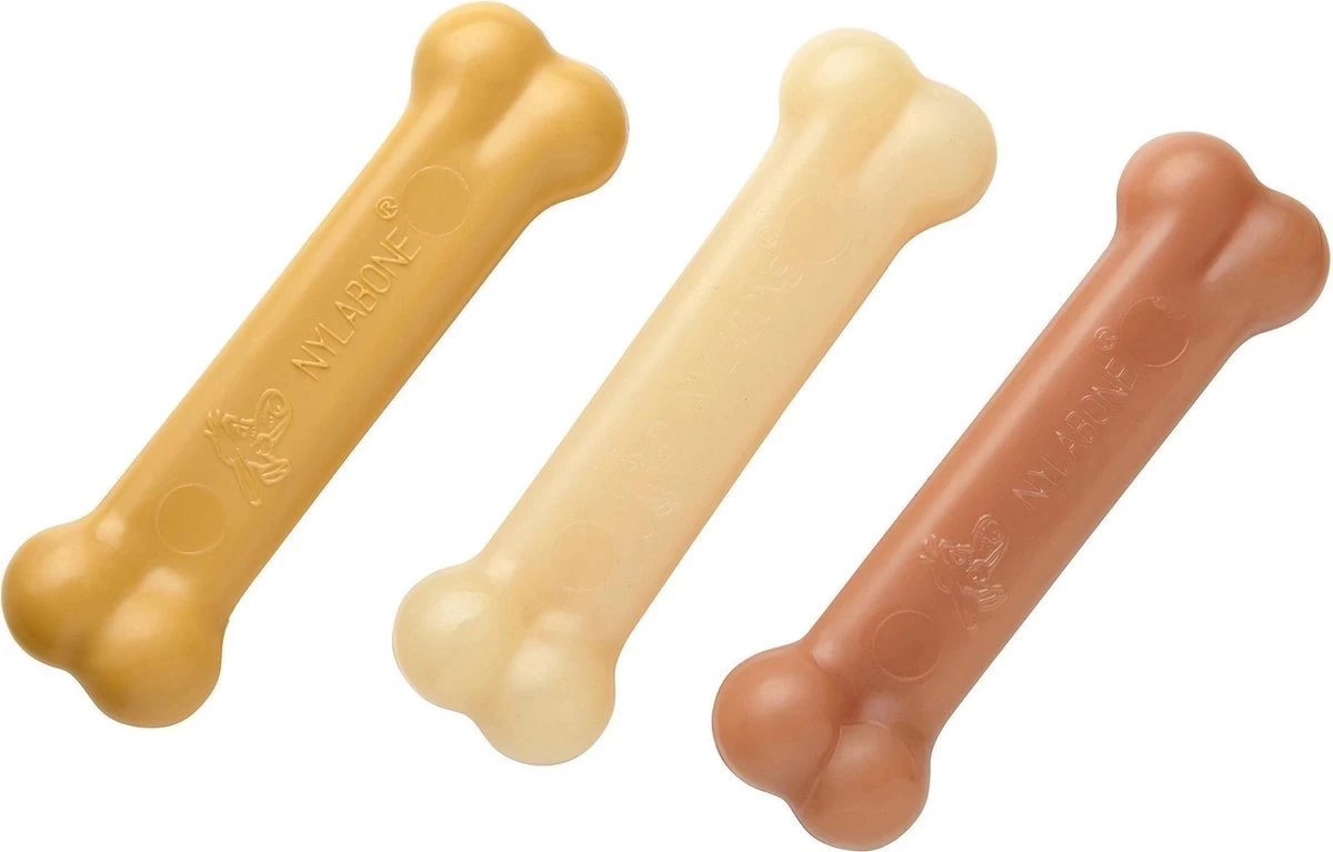 Nylabone - Extreme Triopack Kauwbotten Met Smaken Pindakaas, Kip En Bacon - Small - Afbeelding 5