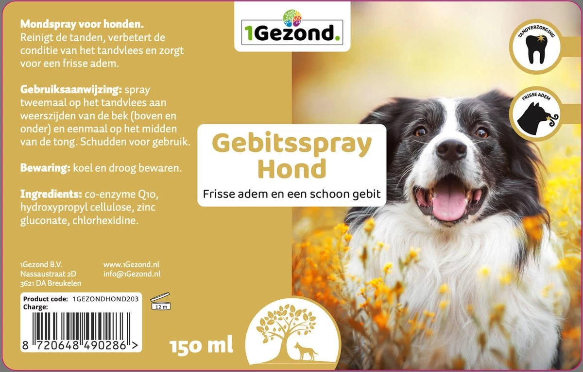 Gebitsspray Voor Honden 150 Ml - Afbeelding 2