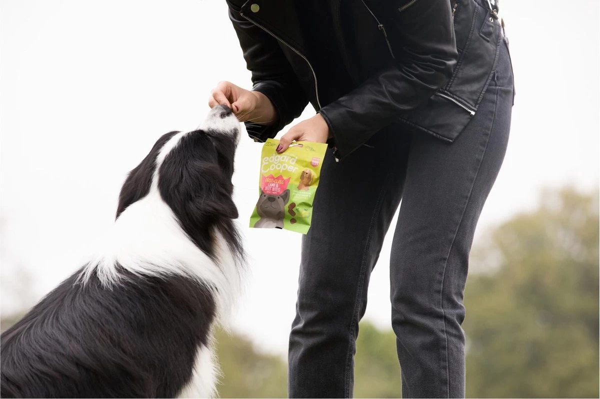 Merkloos Edgard & Cooper Lam & Rund Bites - Voor Honden - Hondensnack - 50g - Afbeelding 2