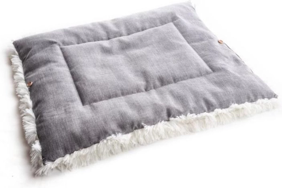 Reayou Kattenmand - Kattenkussen - Kattenbed Hondenkussen - Hondenmand - Grijs- 51 X 61 Cm - Afbeelding 10