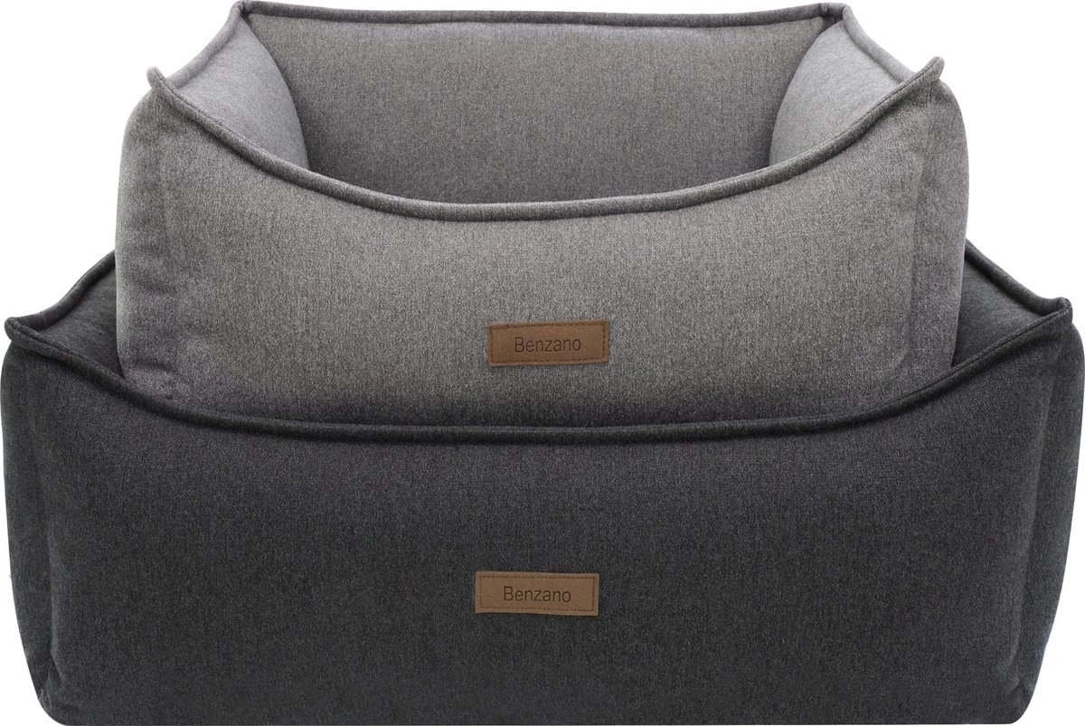 Benzano - Orthopedische Hondenmand - Wasmachine Wasbaar - Memory Foam - Donkergrijs - 100 CM - Afbeelding 8