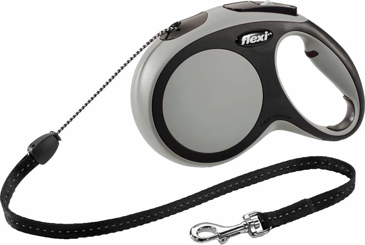 Flexi New Comfort - Hondenriem - Koord - Grijs - M - 8M - Afbeelding 10