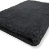 Topmast Vetbed - Antislip Hondendeken - Benchmat -puppykleed Dierenmat - Zwart Effen - 150 X 100 CM - Machine Wasbaar