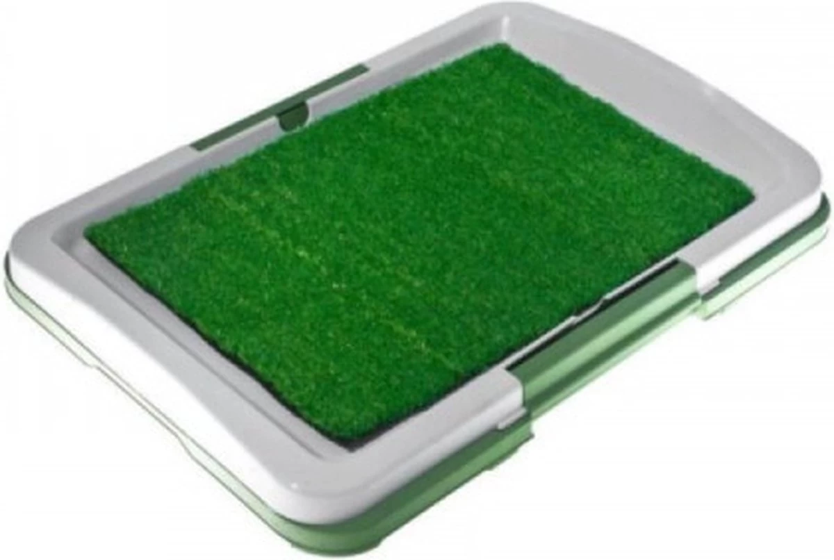 Hondentoilet Kunstgras - 3 Laags - 46 X 33 X 6cm - Puppy Pads - Zindelijkheidstraining Hond - Training Pads Puppy - Hondenmat - Afbeelding 5