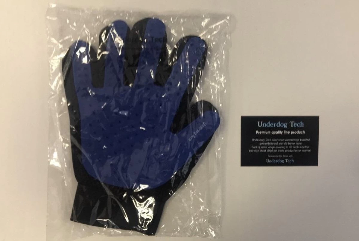 Merkloos Vachtverzorgingshandschoen - Afbeelding 11