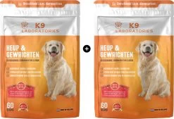 K9 Laboratories - Voordeel Pak - 120 Stuks - Voor Honden - Met Gewrichtsklachten - Artrose - Stijve Gewrichten - Ouderdom - HD - ED - Bevat Glucosamine - MSM - Chondorïtine - Voor Behoud Van Kraakbeen
