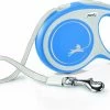 Flexi Rollijn New Comfort Tape L 8 M - Hondenriem - Blauw&Lichtgrijs